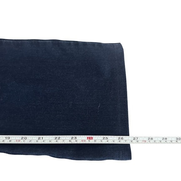 Betabrand‎ Dark Wash Yoga Pant Style Cropped Flare Stretch Jeans Womens M - Picture 5 of 5